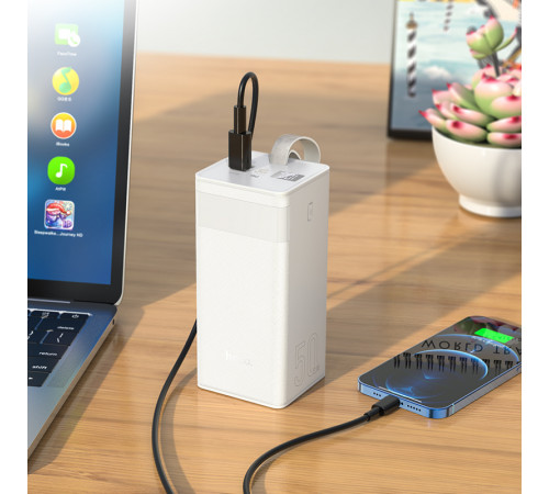 УМБ Power Bank Hoco J86A Powermaster 50000mAh PD20W+QC3.0 (з ліхтарем)