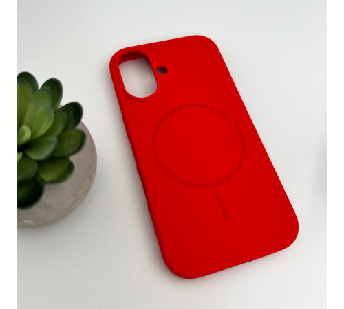 Чохол для смартфона Cosmic Silicone Case Magnetic for Apple iPhone 16 14,Red (SilMag16-14)