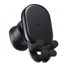 Автотримач для телефона з БЗП Baseus Stable Gravitational Wireless Charging Car Mount Pro 15W (Air Outlet Version) Black (SUWX030001)