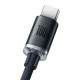 Кабель Baseus Crystal Shine Series Fast Charging Data Cable USB to Type-C 100W 2m Black (CAJY000501)
