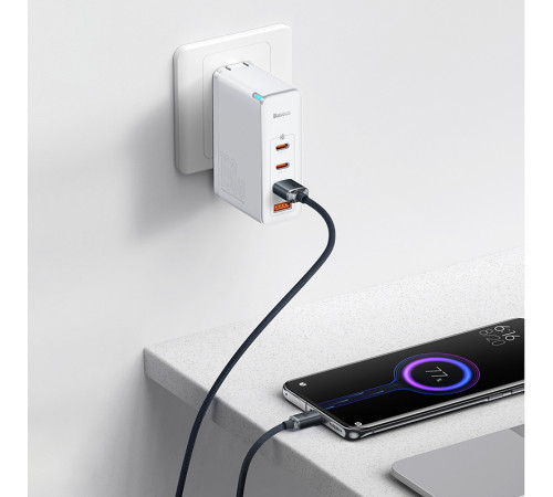 Кабель Baseus Crystal Shine Series Fast Charging Data Cable USB to Type-C 100W 2m Black (CAJY000501)