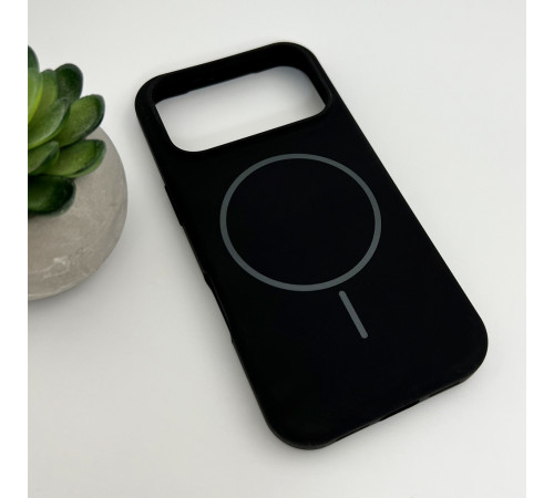 Чохол для смартфона Cosmic Silicone Case Magnetic for Apple iPhone 17 Pro Max 18,Black (SilMag17PM-18)