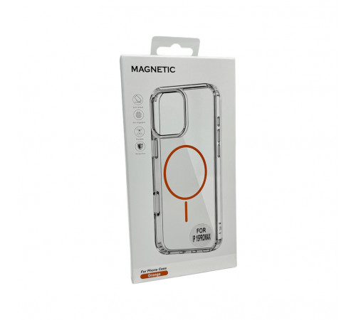 Чохол Cosmic Acrylic Thin Magnetic for Apple iPhone 14 Pro Max Orange (AcColMagi14pmOrange)
