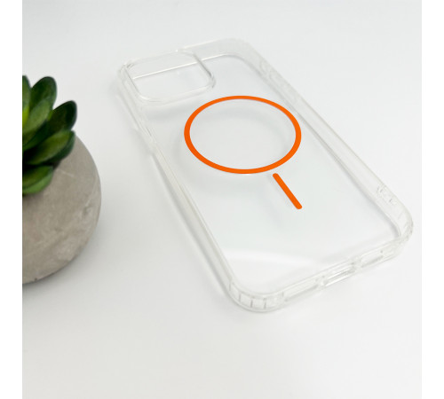 Чохол Cosmic Acrylic Thin Magnetic for Apple iPhone 15 Pro Max Orange (AcColMagi15pmOrange)