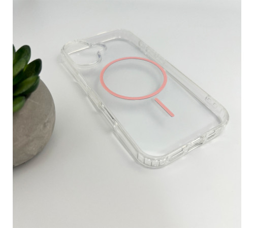 Чохол Cosmic Acrylic Thin Magnetic for Apple iPhone 16 Pink (AcColMagi16Pink)