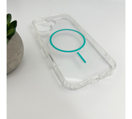Чохол Cosmic Acrylic Thin Magnetic for Apple iPhone 16 Green (AcColMagi16Green)