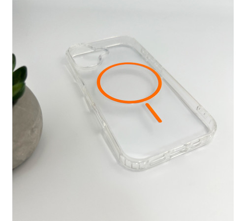 Чохол Cosmic Acrylic Thin Magnetic for Apple iPhone 16 Orange (AcColMagi16Orange)