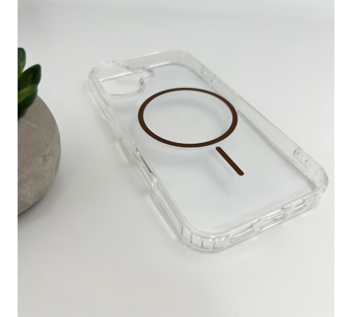 Чохол Cosmic Acrylic Thin Magnetic for Apple iPhone 16 Gold (AcColMagi16Gold)