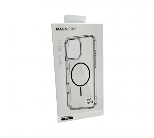 Чохол Cosmic Acrylic Thin Magnetic for Apple iPhone 16 Black (AcColMagi16Black)