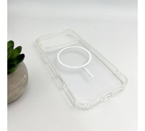 Чохол Cosmic Acrylic Thin Magnetic for Apple iPhone 17 Pro White (AcColMagi17pWhite)