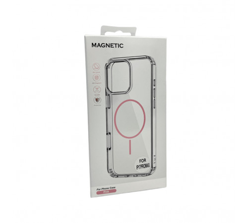 Чохол Cosmic Acrylic Thin Magnetic for Apple iPhone 17 Pro Pink (AcColMagi17pPink)