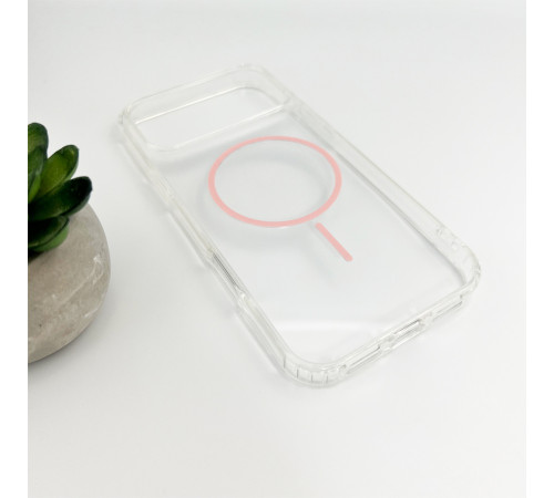 Чохол Cosmic Acrylic Thin Magnetic for Apple iPhone 17 Pro Pink (AcColMagi17pPink)