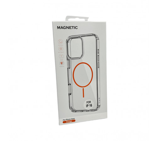 Чохол Cosmic Acrylic Thin Magnetic for Apple iPhone 17 Orange (AcColMagi17Orange)