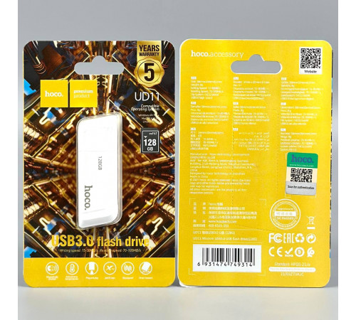 USB флеш Hoco UD11 128Gb Wisdom USB3.0 Швидкісна