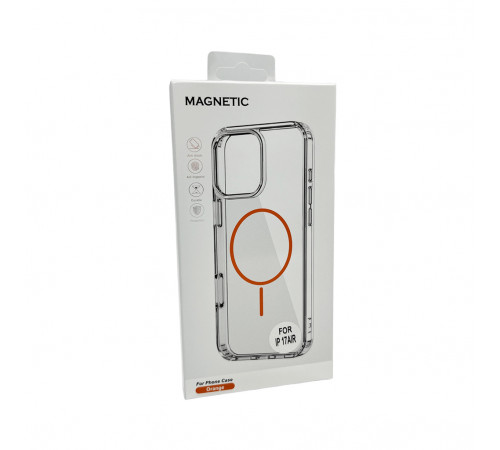 Чохол Cosmic Acrylic Thin Magnetic for Apple iPhone 17 Air Orange (AcColMagi17AOrange)