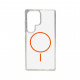 Чохол Cosmic Acrylic Thin Magnetic for Samsung Galaxy S25 Ultra Orange (AcColMagiSS25PUOrange)