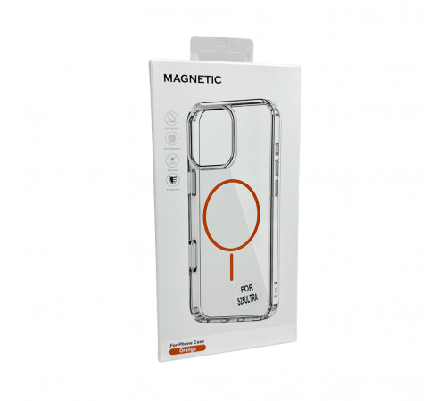 Чохол Cosmic Acrylic Thin Magnetic for Samsung Galaxy S25 Ultra Orange (AcColMagiSS25PUOrange)
