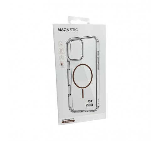 Чохол Cosmic Acrylic Thin Magnetic for Samsung Galaxy S25 Ultra Gold (AcColMagiSS25PUGold)