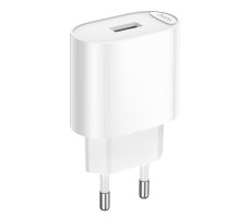Мережевий зарядний пристрій HOCO C109A(10.5W) Fighter single port charger White (6942007656580)