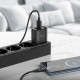 Мережевий зарядний пристрій HOCO C141A Smart dual-port charger Black (6942007627849)