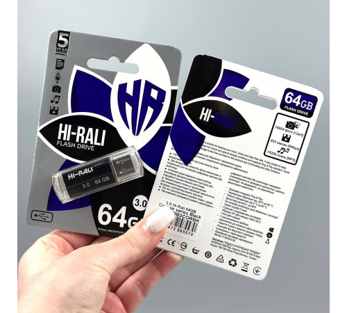 USB флеш Hi-Rali 64gb Corsair USB 3.0 Швидкісна