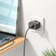 Мережевий зарядний пристрій з кабелем HOCO CS11A Ocean single port charger set(Type-C) Black (6942007603607)