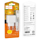 Мережевий зарядний пристрій з кабелем HOCO CS11A Ocean single port charger set(Type-C) White (6942007603614)