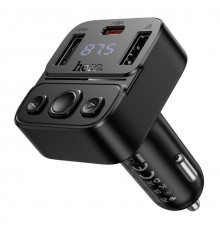 АЗП з FM-модулятором HOCO E87 Delta 35W(1A1C) car BT FM transmitter (6942007658980)