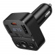 АЗП з FM-модулятором HOCO E87 Delta 35W(1A1C) car BT FM transmitter (6942007658980)