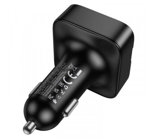 АЗП з FM-модулятором HOCO E87 Delta 35W(1A1C) car BT FM transmitter (6942007658980)