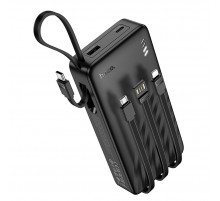 Зовнішній акумулятор HOCO J146A Night tide power bank with 4 cables(20000mAh) (6942007645911)