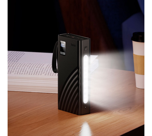 Зовнішній акумулятор HOCO J155 Shine 22.5W+PD20W+light 4-cable power bank(20000mAh) (6942007652117)