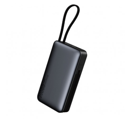 Зовнішній акумулятор WUW TUGII-Y65 （PD 65W quick charge) 20000mAh Black (6917674147303)