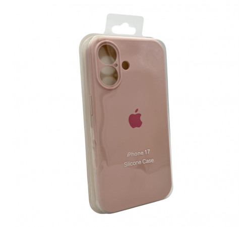 Чохол для смартфона Silicone Full Case AA Camera Protect for Apple iPhone 17 15,Pink Sand (FullAAi17-15)
