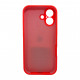 Чохол для смартфона Silicone Full Case AA Camera Protect for Apple iPhone 17 18,Peach (FullAAi17-18)