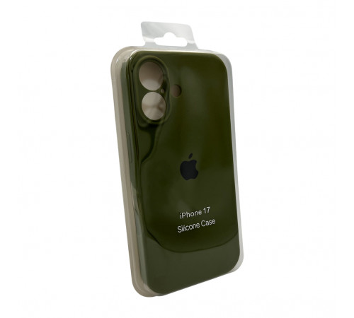 Чохол для смартфона Silicone Full Case AA Camera Protect for Apple iPhone 17 29,Army Green (FullAAi17-29)
