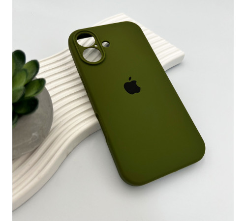 Чохол для смартфона Silicone Full Case AA Camera Protect for Apple iPhone 17 29,Army Green (FullAAi17-29)