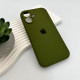 Чохол для смартфона Silicone Full Case AA Camera Protect for Apple iPhone 17 29,Army Green (FullAAi17-29)