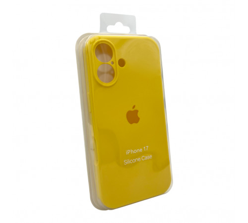 Чохол для смартфона Silicone Full Case AA Camera Protect for Apple iPhone 17 33,Canary Yellow (FullAAi17-33)