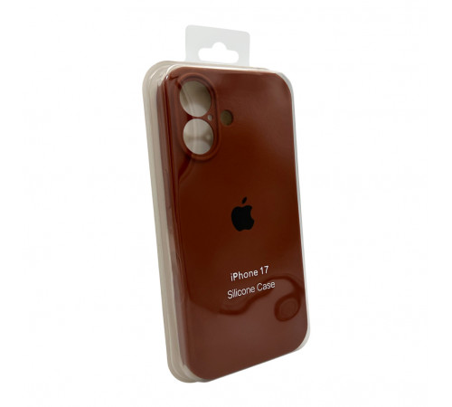 Чохол для смартфона Silicone Full Case AA Camera Protect for Apple iPhone 17 42,Saddle Brown (FullAAi17-42)