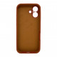 Чохол для смартфона Silicone Full Case AA Camera Protect for Apple iPhone 17 42,Saddle Brown (FullAAi17-42)