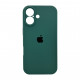 Чохол для смартфона Silicone Full Case AA Camera Protect for Apple iPhone 17 46,Pine Green (FullAAi17-46)