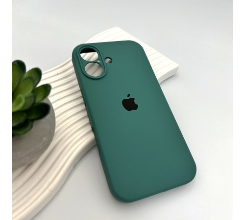 Чохол для смартфона Silicone Full Case AA Camera Protect for Apple iPhone 17 46,Pine Green (FullAAi17-46)