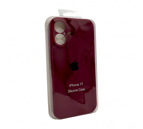 Чохол для смартфона Silicone Full Case AA Camera Protect for Apple iPhone 17 47,Plum (FullAAi17-47)