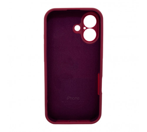 Чохол для смартфона Silicone Full Case AA Camera Protect for Apple iPhone 17 47,Plum (FullAAi17-47)