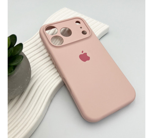 Чохол для смартфона Silicone Full Case AA Camera Protect for Apple iPhone 17 Pro 15,Pink Sand (FullAAi17P-15)