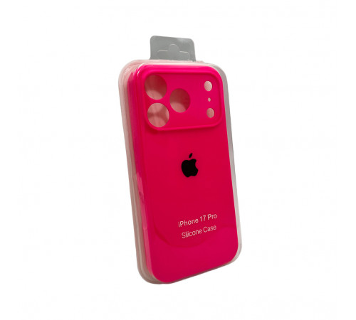 Чохол для смартфона Silicone Full Case AA Camera Protect for Apple iPhone 17 Pro 23,Shyny Pink (FullAAi17P-23)