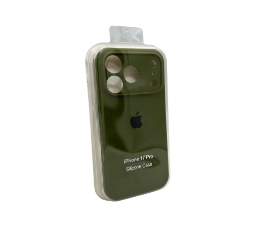 Чохол для смартфона Silicone Full Case AA Camera Protect for Apple iPhone 17 Pro 29,Army Green (FullAAi17P-29)