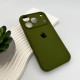 Чохол для смартфона Silicone Full Case AA Camera Protect for Apple iPhone 17 Pro 29,Army Green (FullAAi17P-29)