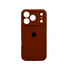 Чохол для смартфона Silicone Full Case AA Camera Protect for Apple iPhone 17 Pro 42,Saddle Brown (FullAAi17P-42)